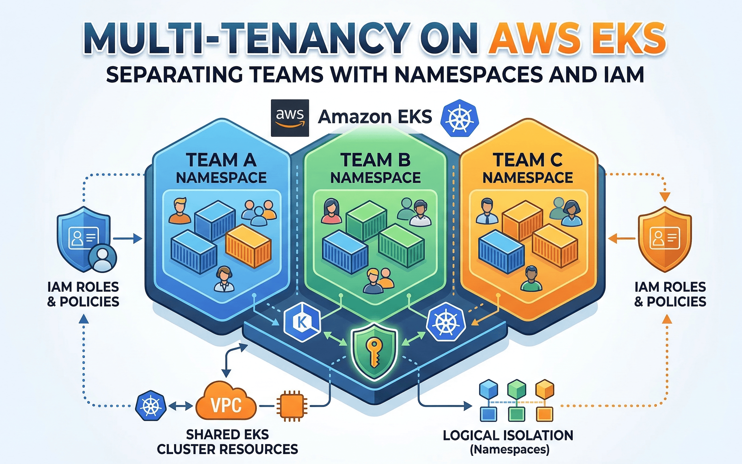 Multi-Tenancy on AWS EKS: Separating Teams with Namespaces and IAM
